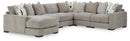Aslan Court Sectional with Chaise - MKH Liquidation & Surplus (Cleveland, OH)
