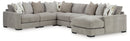 Aslan Court Sectional with Chaise - MKH Liquidation & Surplus (Cleveland, OH)