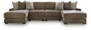 Camellia-Court Double Chaise Sectional - MKH Liquidation & Surplus (Cleveland, OH)