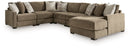 Camellia-Court Sectional with Chaise - MKH Liquidation & Surplus (Cleveland, OH)