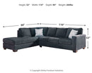 Altari Sleeper Sectional with Chaise - MKH Liquidation & Surplus (Cleveland, OH)