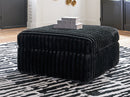 Midnight-Madness Oversized Accent Ottoman - MKH Liquidation & Surplus (Cleveland, OH)