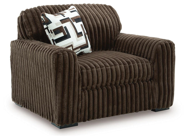 Midnight-Madness Oversized Accent Ottoman
