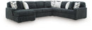 Midnight-Madness Sectional with Chaise - MKH Liquidation & Surplus (Cleveland, OH)