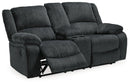 Draycoll Reclining Loveseat with Console - MKH Liquidation & Surplus (Cleveland, OH)
