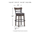 Caitbrook Bar Height Bar Stool - MKH Liquidation & Surplus (Cleveland, OH)