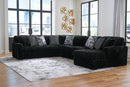 Midnight-Madness Sectional with Chaise - MKH Liquidation & Surplus (Cleveland, OH)