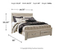 Bellaby Bed with 2 Storage Drawers - MKH Liquidation & Surplus (Cleveland, OH)