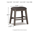 Caitbrook Counter Height Upholstered Bar Stool - MKH Liquidation & Surplus (Cleveland, OH)