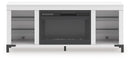 Brollevi 60" TV Stand with Electric Fireplace - MKH Liquidation & Surplus (Cleveland, OH)