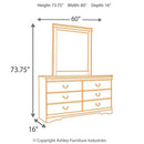Huey Vineyard Dresser and Mirror