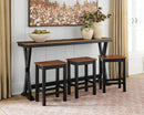 Wildenauer Counter Height Dining Table and 3 Barstools Set - MKH Liquidation & Surplus (Cleveland, OH)