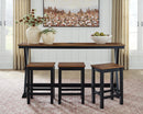 Wildenauer Counter Height Dining Table and 3 Barstools Set - MKH Liquidation & Surplus (Cleveland, OH)