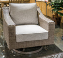 Laguna Heights Swivel Lounge with Cushion - MKH Liquidation & Surplus (Cleveland, OH)