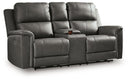 Bleckley Power Reclining Loveseat with Console - MKH Liquidation & Surplus (Cleveland, OH)