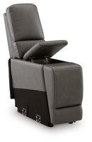 5Z - Pittson Power Reclining Sectional Loveseat with Console - MKH Liquidation & Surplus (Cleveland, OH)