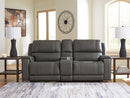 5Z - Pittson Power Reclining Sectional Loveseat with Console - MKH Liquidation & Surplus (Cleveland, OH)