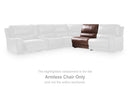 DeepWakes Reclining Sectional with Storage Console - MKH Liquidation & Surplus (Cleveland, OH)