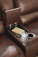 DeepWakes Reclining Sectional with Storage Console - MKH Liquidation & Surplus (Cleveland, OH)