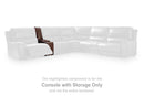 DeepWakes Reclining Sectional with Storage Console - MKH Liquidation & Surplus (Cleveland, OH)
