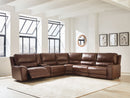 DeepWakes Reclining Sectional with Storage Console - MKH Liquidation & Surplus (Cleveland, OH)