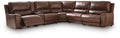 DeepWakes Reclining Sectional with Storage Console - MKH Liquidation & Surplus (Cleveland, OH)