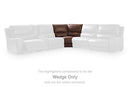 DeepWakes Reclining Sectional with Storage Console - MKH Liquidation & Surplus (Cleveland, OH)