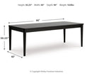 Portdown Dining Extension Table - MKH Liquidation & Surplus (Cleveland, OH)